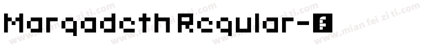 Margadeth Regular字体转换